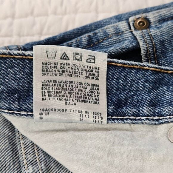 Wrangler Jeans Men's 38x32 Regular Fit Straight Leg Medium Wash 965T1DS EUC - Picture 12 of 16